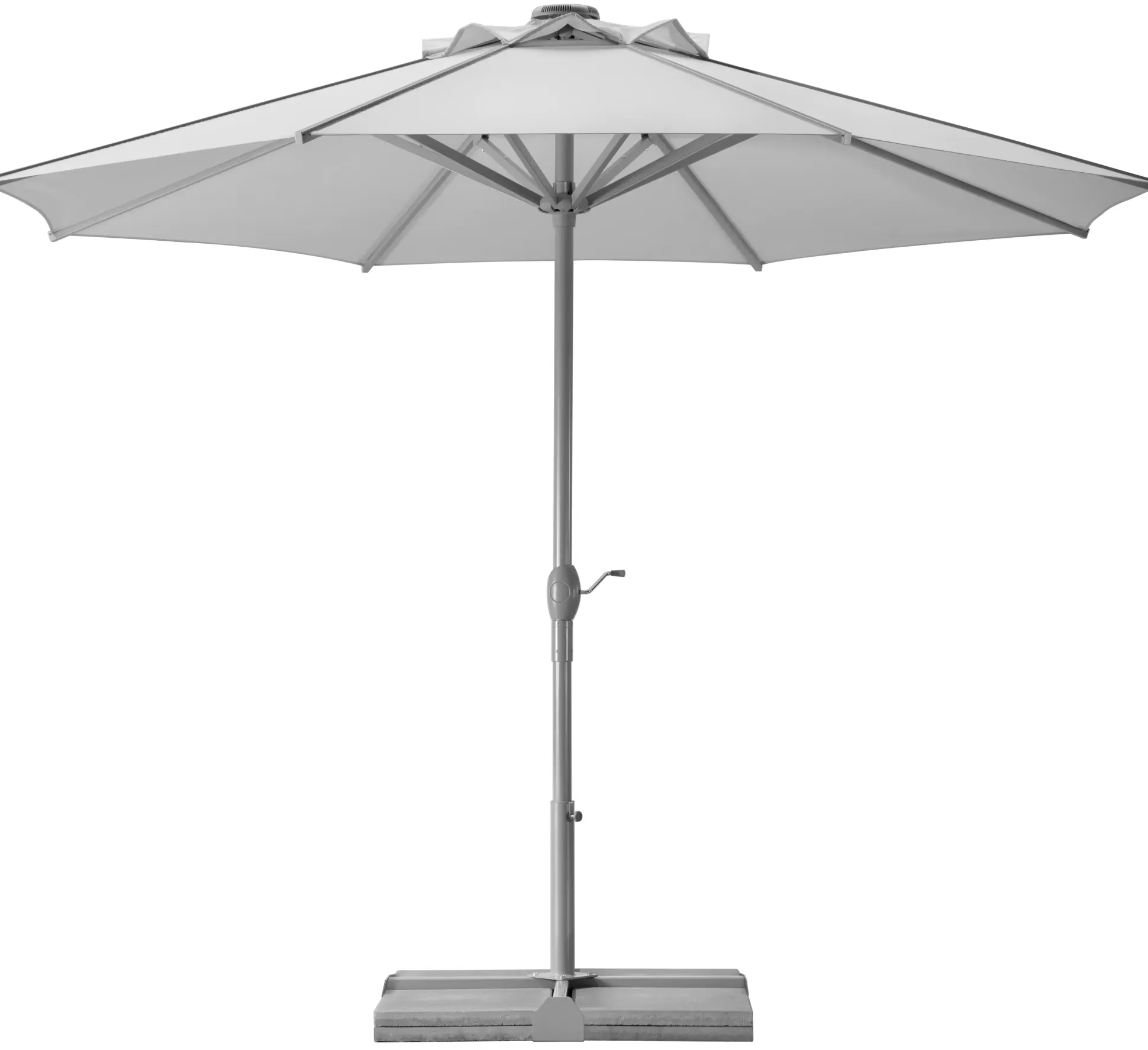 Schneider Sonnenschirm Rooftop silbergrau Ø 350 cm