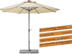 Schneider Sonnenschirm Rooftop natur Ø 350 cm