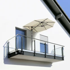 Schneider Sonnenschirm Salerno mezza natur 150 x 150 cm