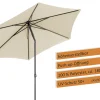 Schneider Sonnenschirm Sevilla natur Ø 270 cm