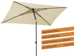 Schneider Sonnenschirm Sevilla natur 240 x 140 cm