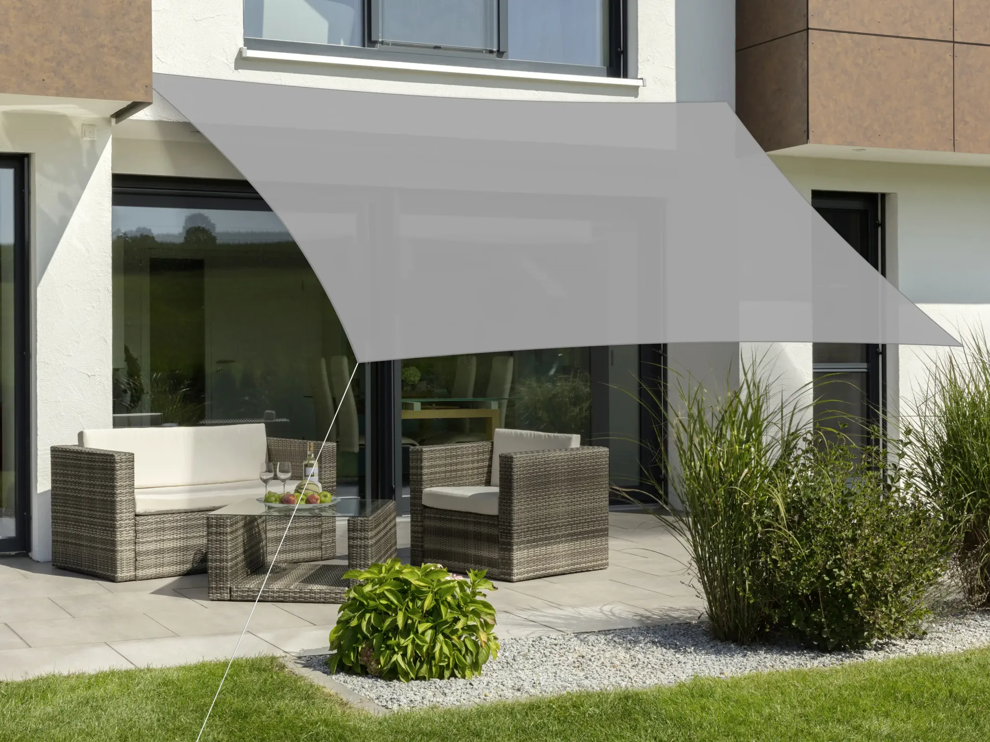 Schneider Sonnensegel Teneriffa silbergrau 500 x 360 cm