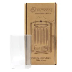 Schutzglas für 3 Tage Grablichter Ø 6,1 x 6,5 cm