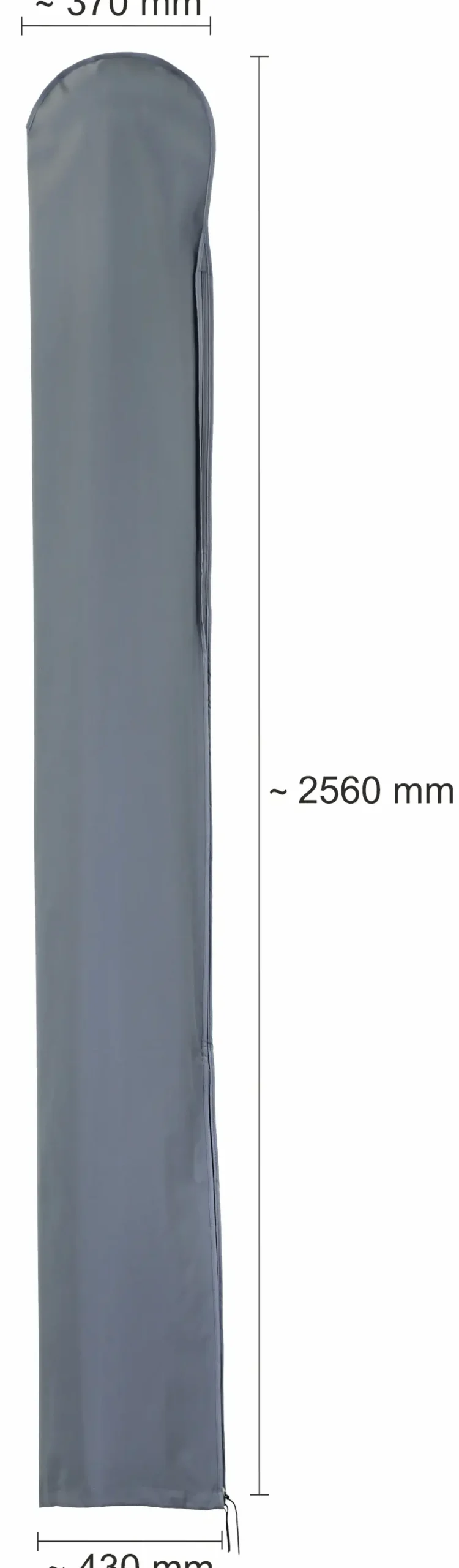 Schutzhülle für Jumbo/Quadro mit Reißverschluss und Stab