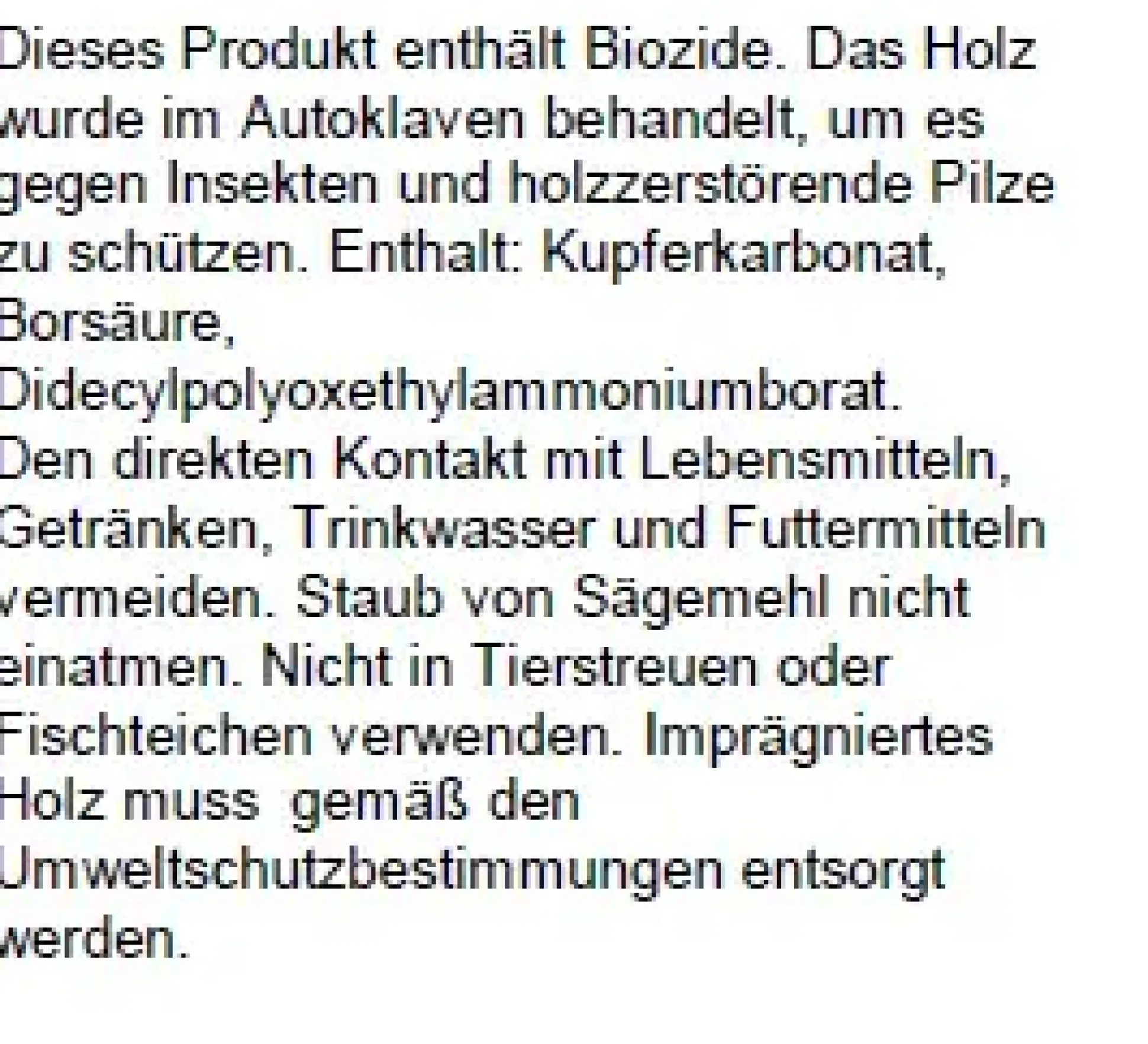 Senkrechtzaun 250 x 100 cm, kesseldruckimprägniert