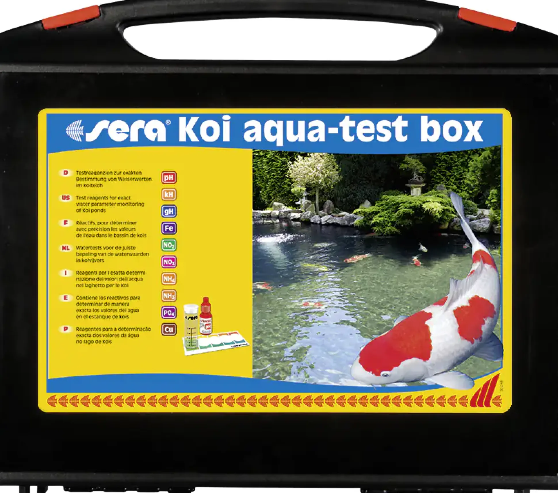Sera Teich-Wassertester Koi Aqua-Test Box 1 Stück