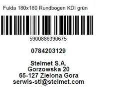 Sichtschutzelement Fulda 180 x 180 cm, Rundbogen, kesseldruckimprägniert
