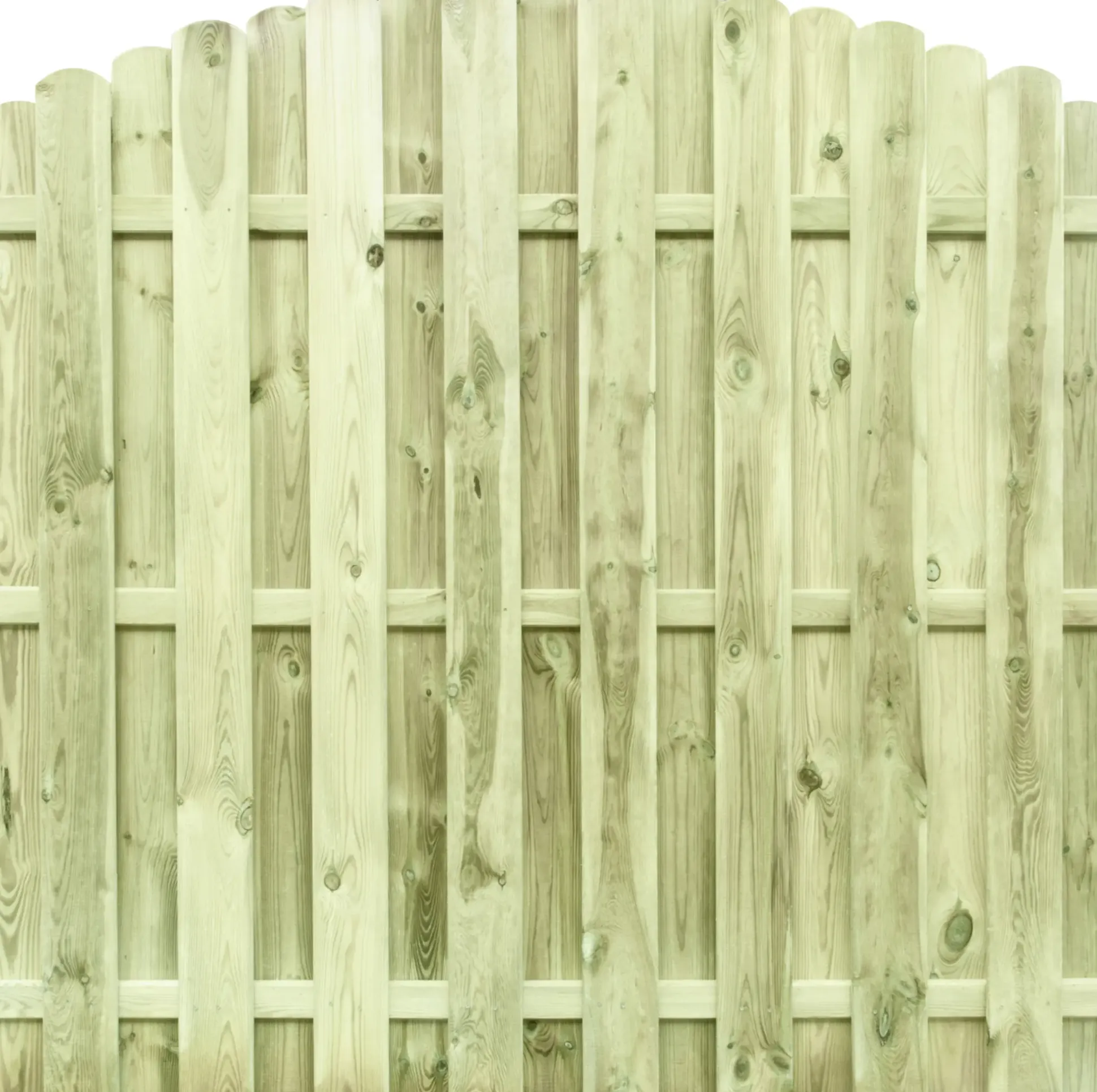 Sichtschutzelement Fulda 180 x 180 cm, Rundbogen, kesseldruckimprägniert