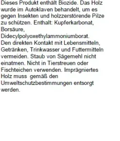 Sichtschutzzaun Fulda 180 x 180 cm, gerade, kesseldruckimprägniert