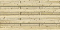 Sichtschutzzaun Rügen 180 x 90 cm, gerade, kesseldruckimprägniert