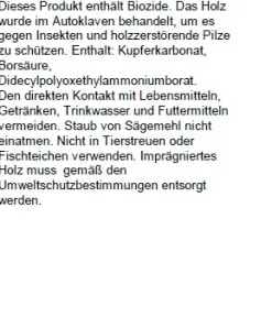 Sichtschutzzaun Rügen 180 x 180 cm, gerade, kesseldruckimprägniert
