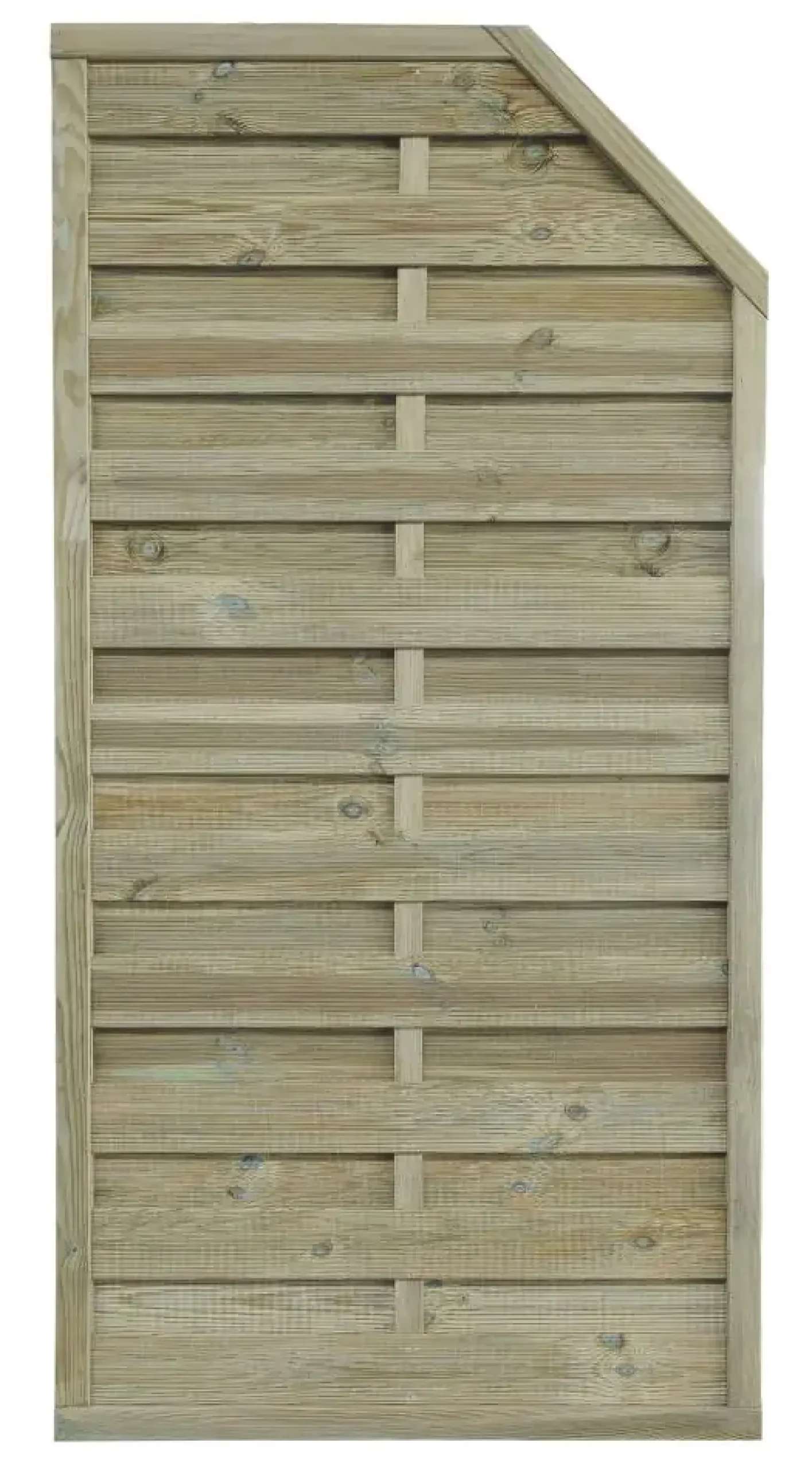 Sichtschutzzaun Rügen 90 x 180 cm, Abstufung, kesseldruckimprägniert