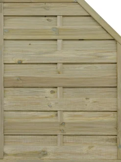 Sichtschutzzaun Rügen 90 x 120 cm, Abstufung, kesseldruckimprägniert