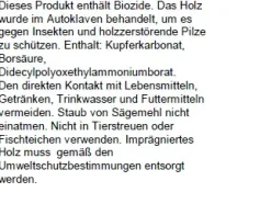Sichtschutzzaun Rügen 180 x 150 cm, gerade, kesseldruckimprägniert