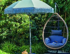 Siena Garden Mittelstockschirm Maui olive Ø 180 cm