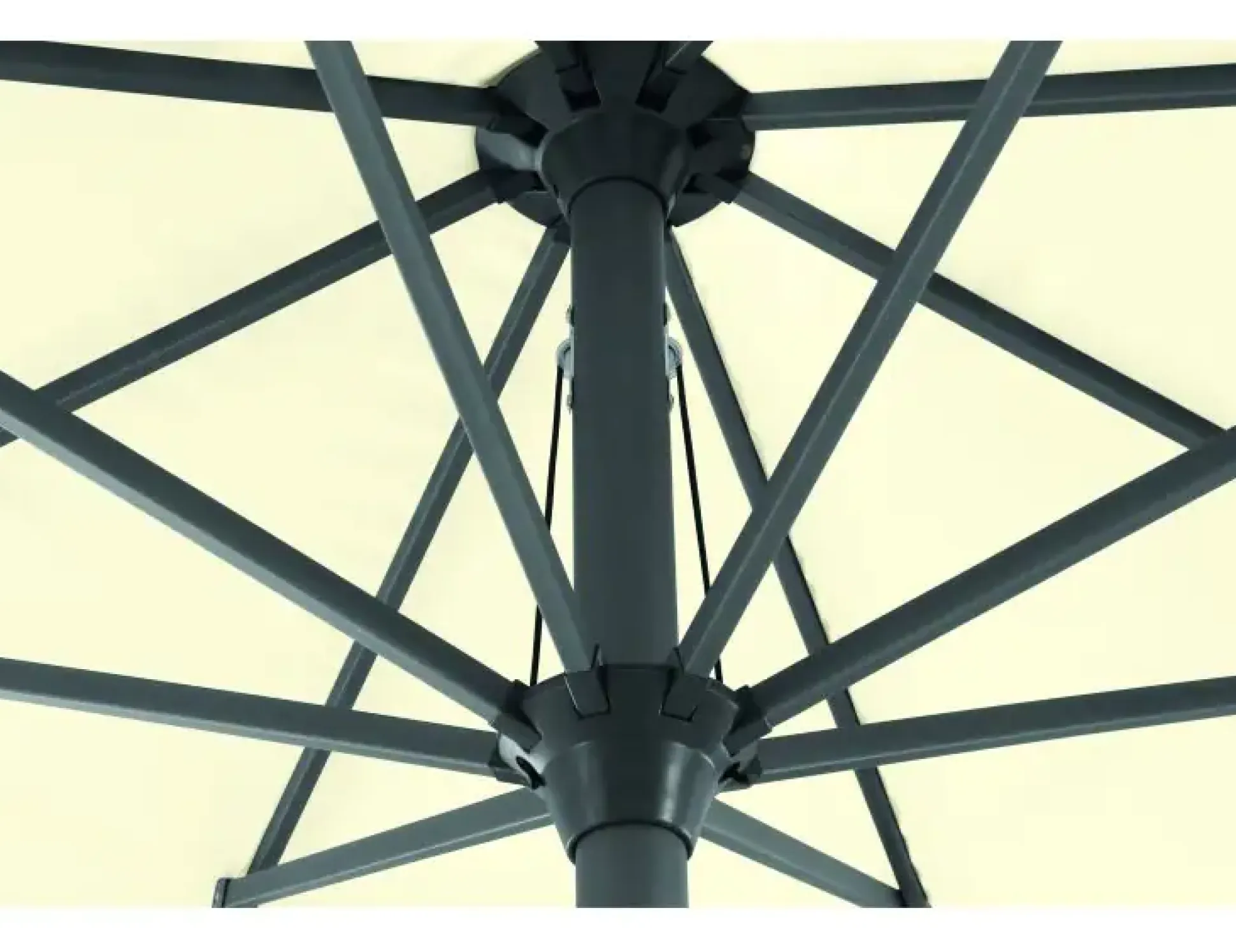 Siena Garden Mittelstockschirm Avio natur Ø 350 cm