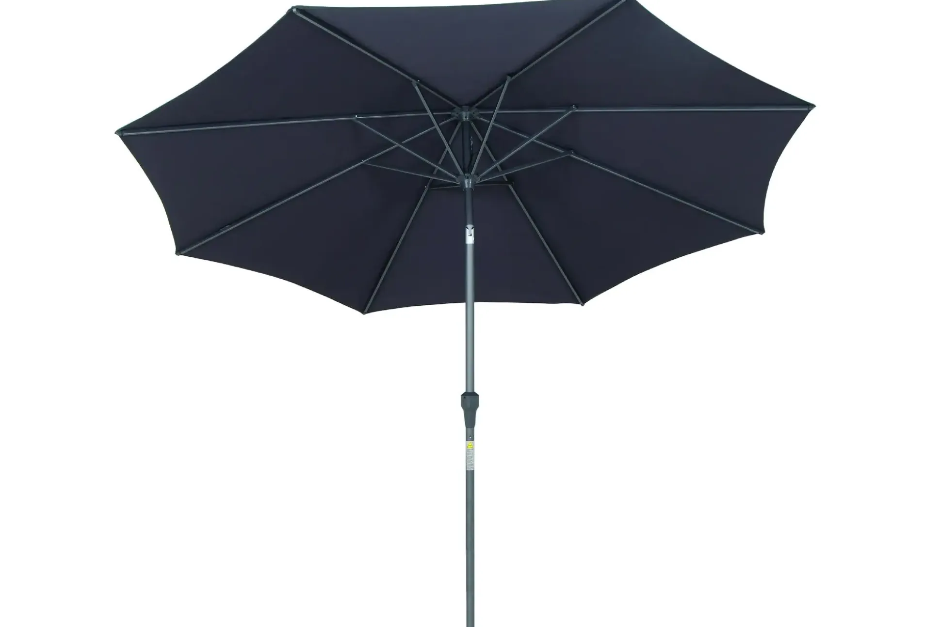 Siena Garden Mittelstockschirm Avio anthrazit Ø 300 cm