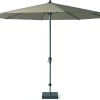 Siena Garden Mittelstockschirm Avio taupe Ø 350 cm