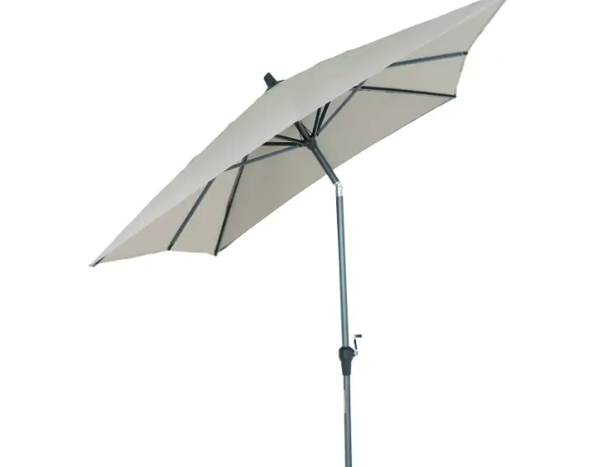 Siena Garden Mittelstockschirm Avio taupe 300 x 200 cm