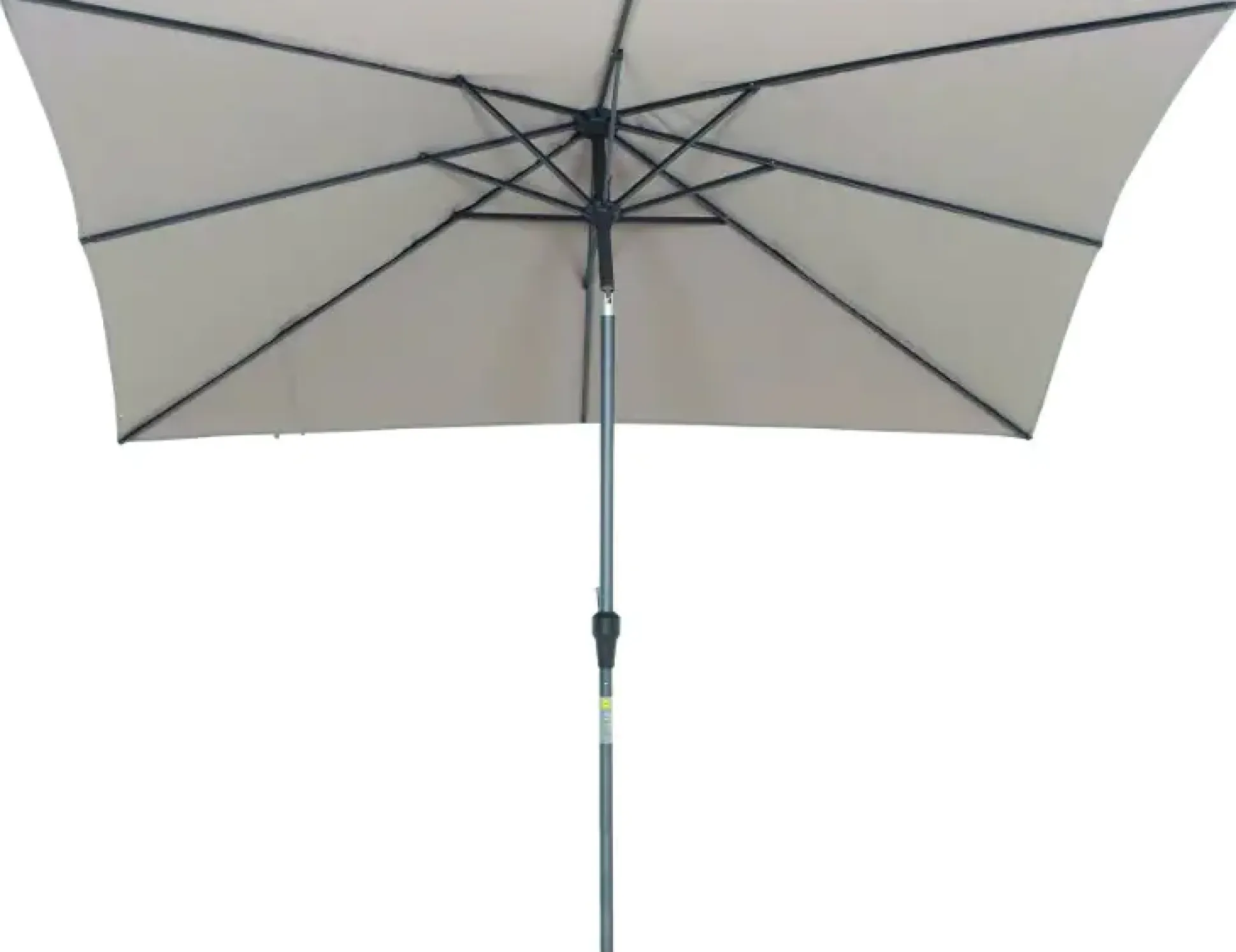 Siena Garden Mittelstockschirm Avio taupe 300 x 200 cm