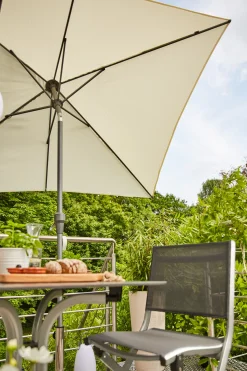 Siena Garden Mittelstockschirm Avio natur 250 x 200 cm