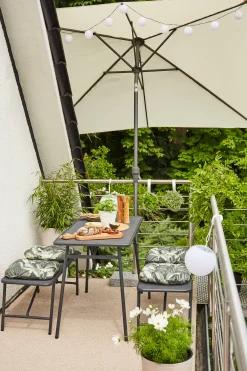 Siena Garden Mittelstockschirm Avio natur 250 x 200 cm