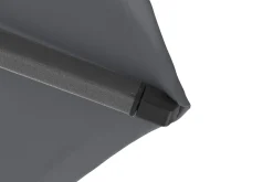 Siena Garden Mittelstockschirm Avio anthrazit, 250 x 250 cm