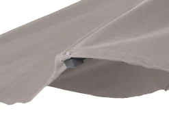 Siena Garden Mittelstockschirm Avio taupe, 250 x 250 cm