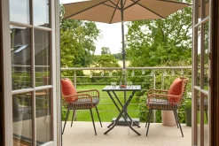 Siena Garden Mittelstockschirm Avio taupe Ø 250 cm