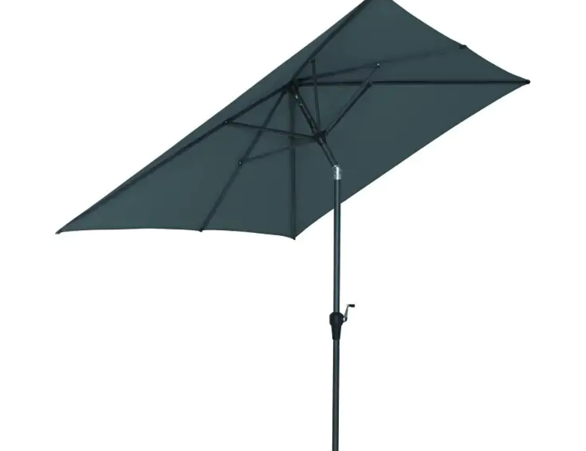 Siena Garden Mittelstockschirm Avio anthrazit 250 x 200 cm