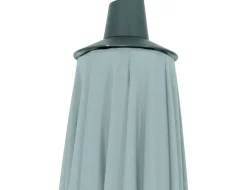 Siena Garden Mittelstockschirm Avio grau 250 x 200 cm
