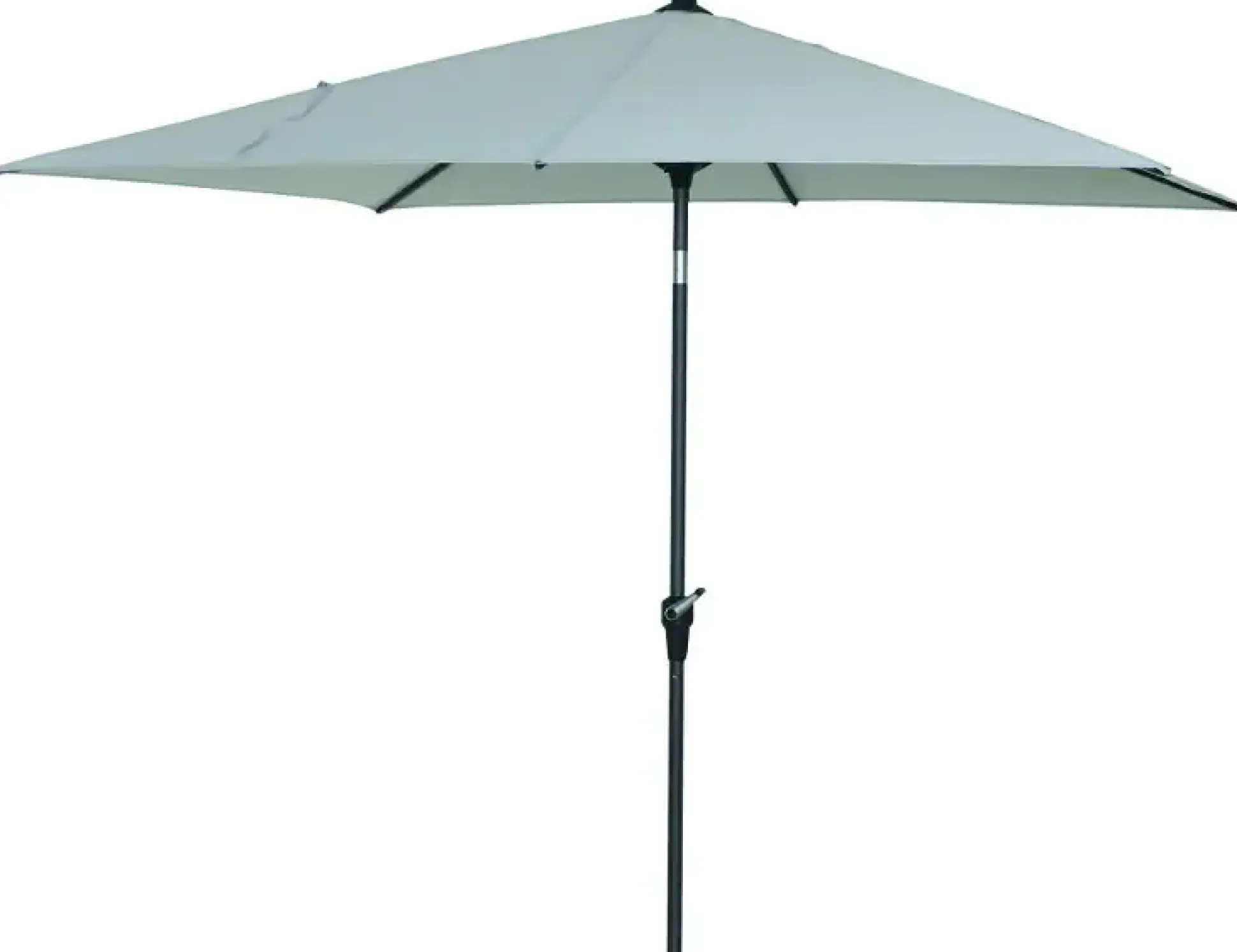 Siena Garden Mittelstockschirm Avio grau 250 x 200 cm