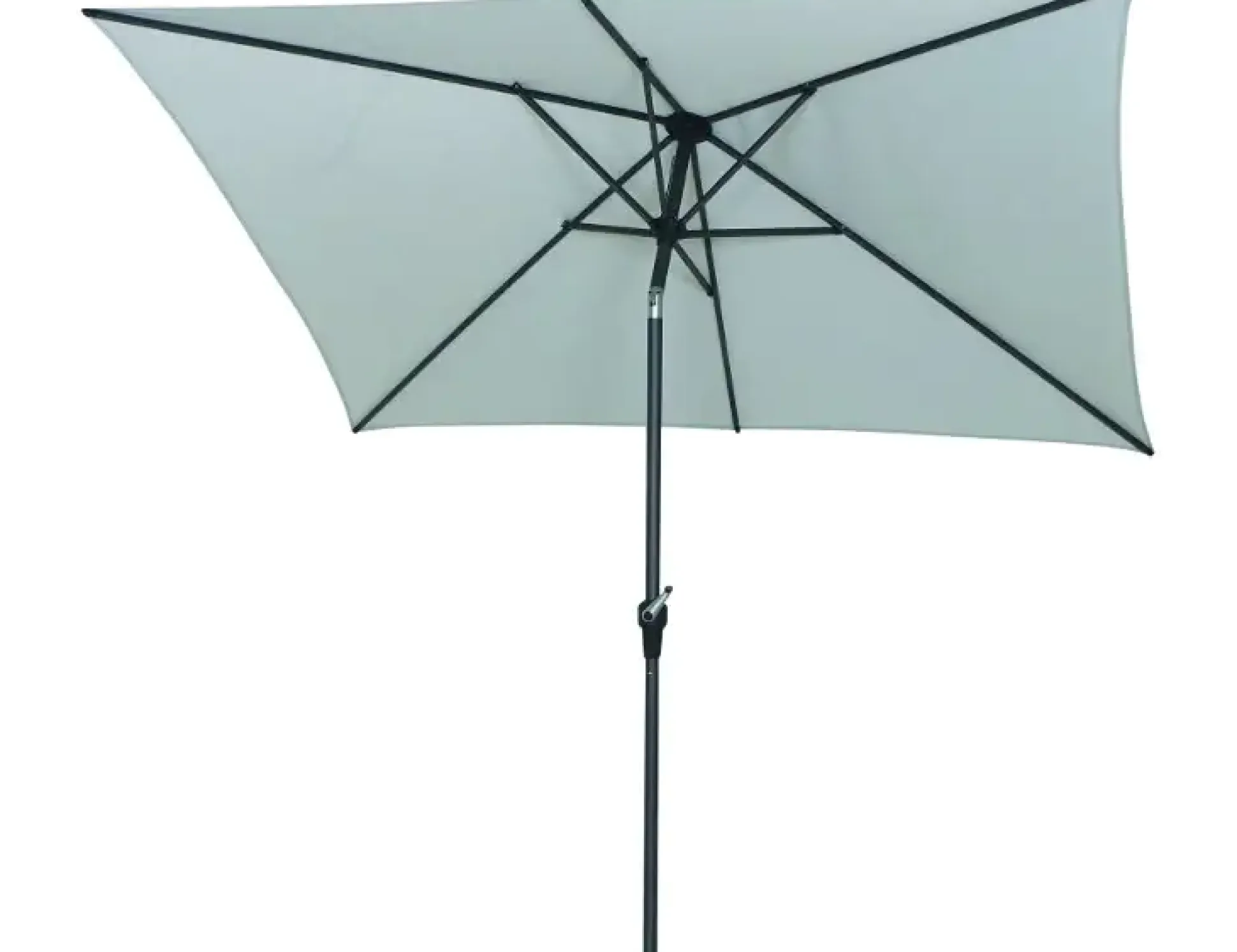 Siena Garden Mittelstockschirm Avio grau 250 x 200 cm
