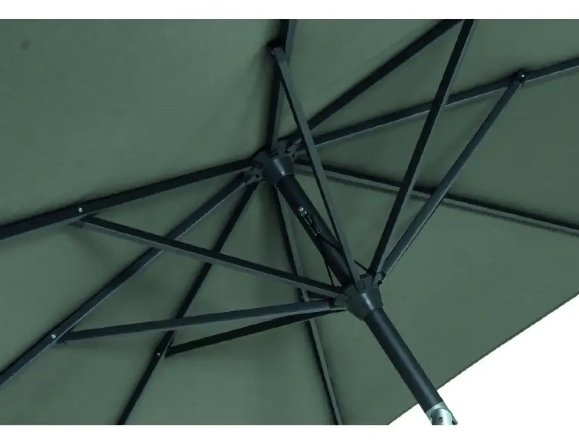 Siena Garden Mittelstockschirm Avio olive Ø 300 cm