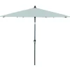 Siena Garden Mittelstockschirm Avio grau Ø 300 cm
