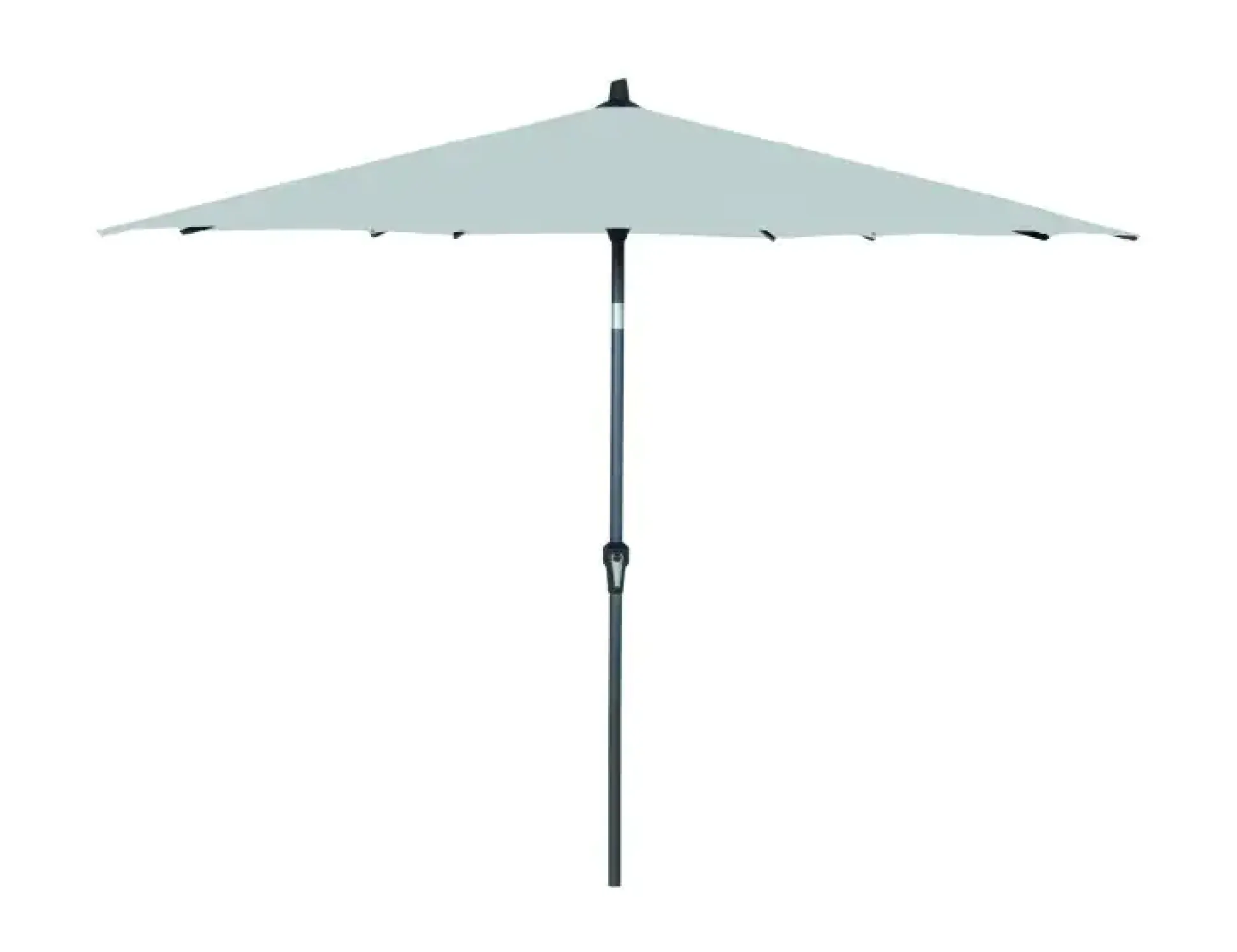 Siena Garden Mittelstockschirm Avio grau Ø 300 cm