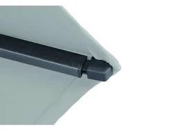 Siena Garden Mittelstockschirm Avio grau Ø 300 cm