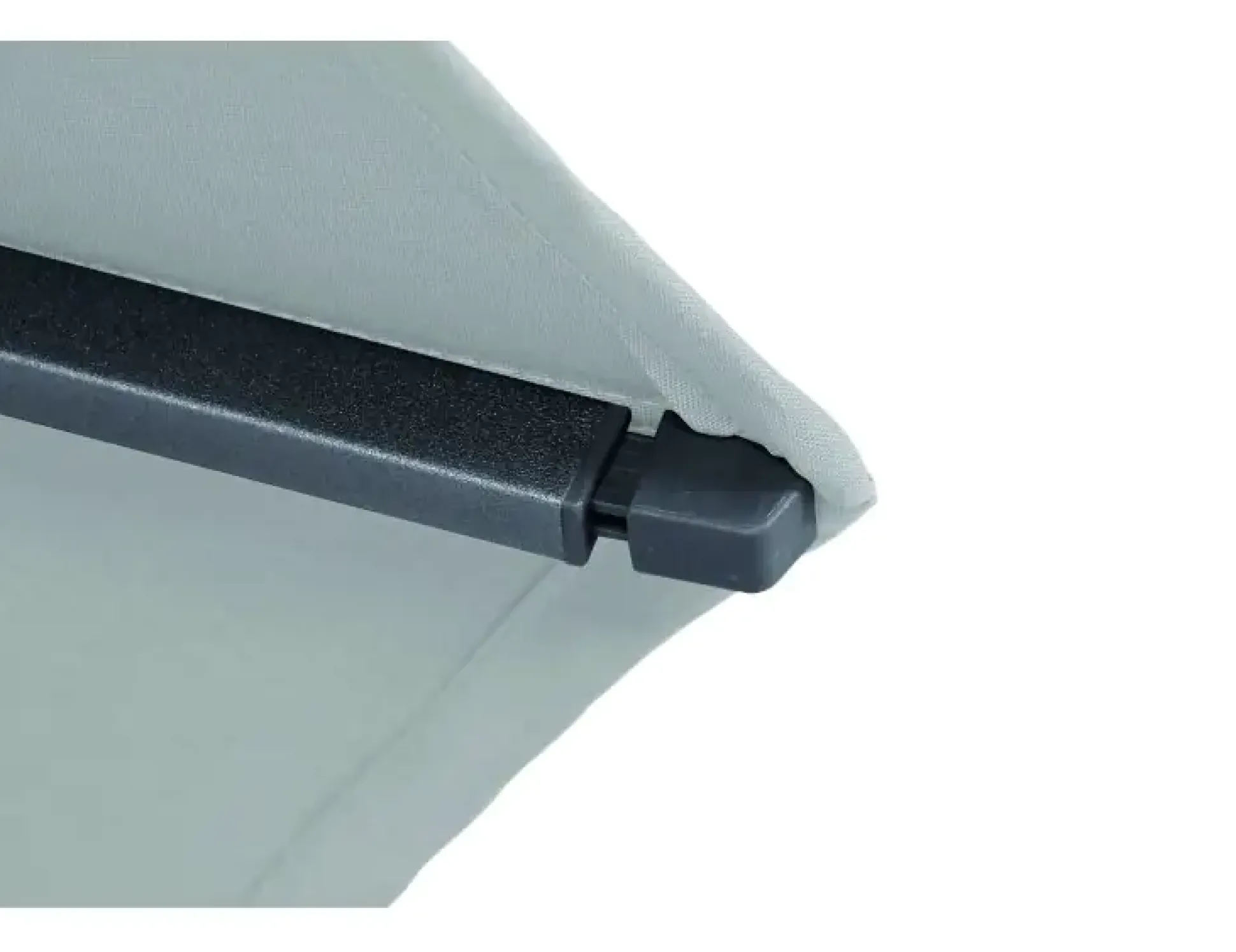 Siena Garden Mittelstockschirm Avio grau Ø 300 cm