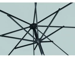 Siena Garden Mittelstockschirm Avio grau Ø 300 cm
