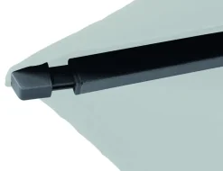 Siena Garden Mittelstockschirm Avio grau Ø 300 cm