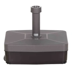 Siena Garden Schirmständer 45 kg anthrazit Kunststoffrohr 21-54 mm, Rollen