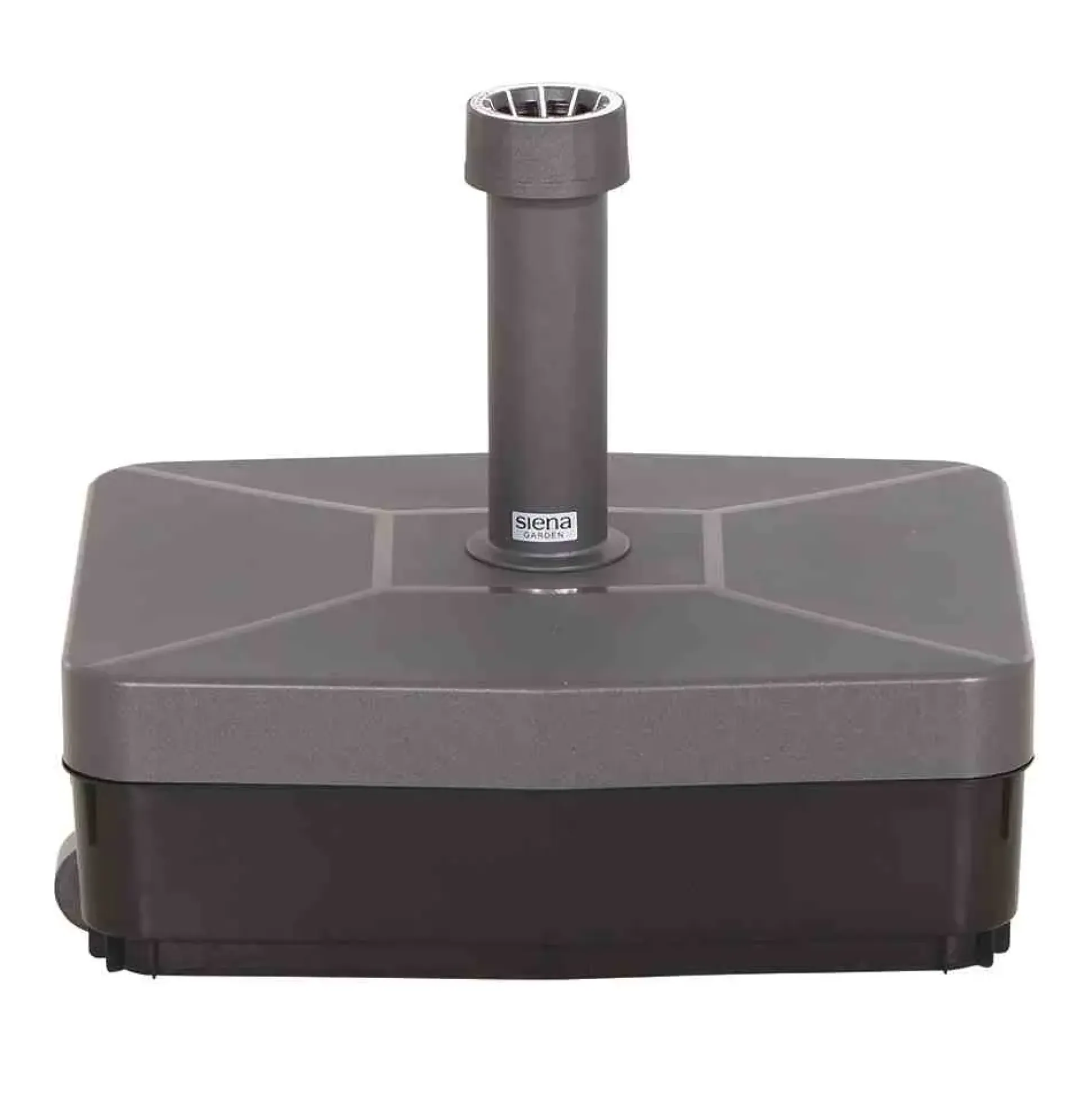Siena Garden Schirmständer 45 kg anthrazit Kunststoffrohr 21-54 mm, Rollen