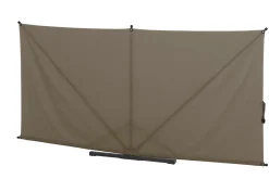 Siena Garden Sichtschutz Ben 150x280 cm taupe Gestell aus Stahl,Polyester
