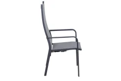 Siena Garden Stapelstuhl Aluminium Carlton dunkelgrau