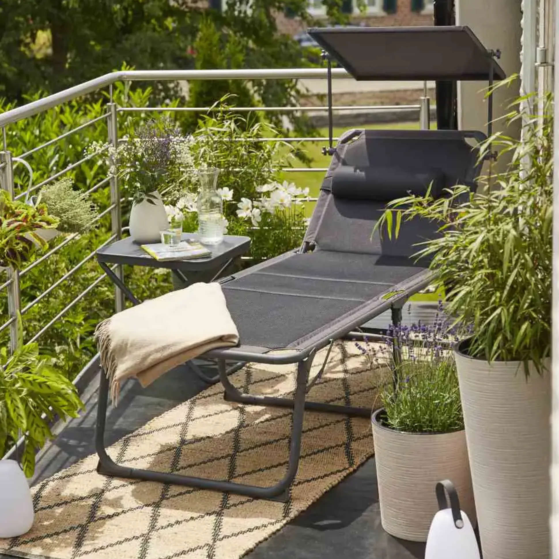 Siena Garden Campingliege Premium anthrazit