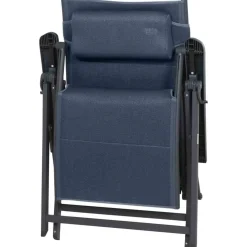 Siena Garden Camping Relaxliege Premium blau 84 x 69 x 124 cm
