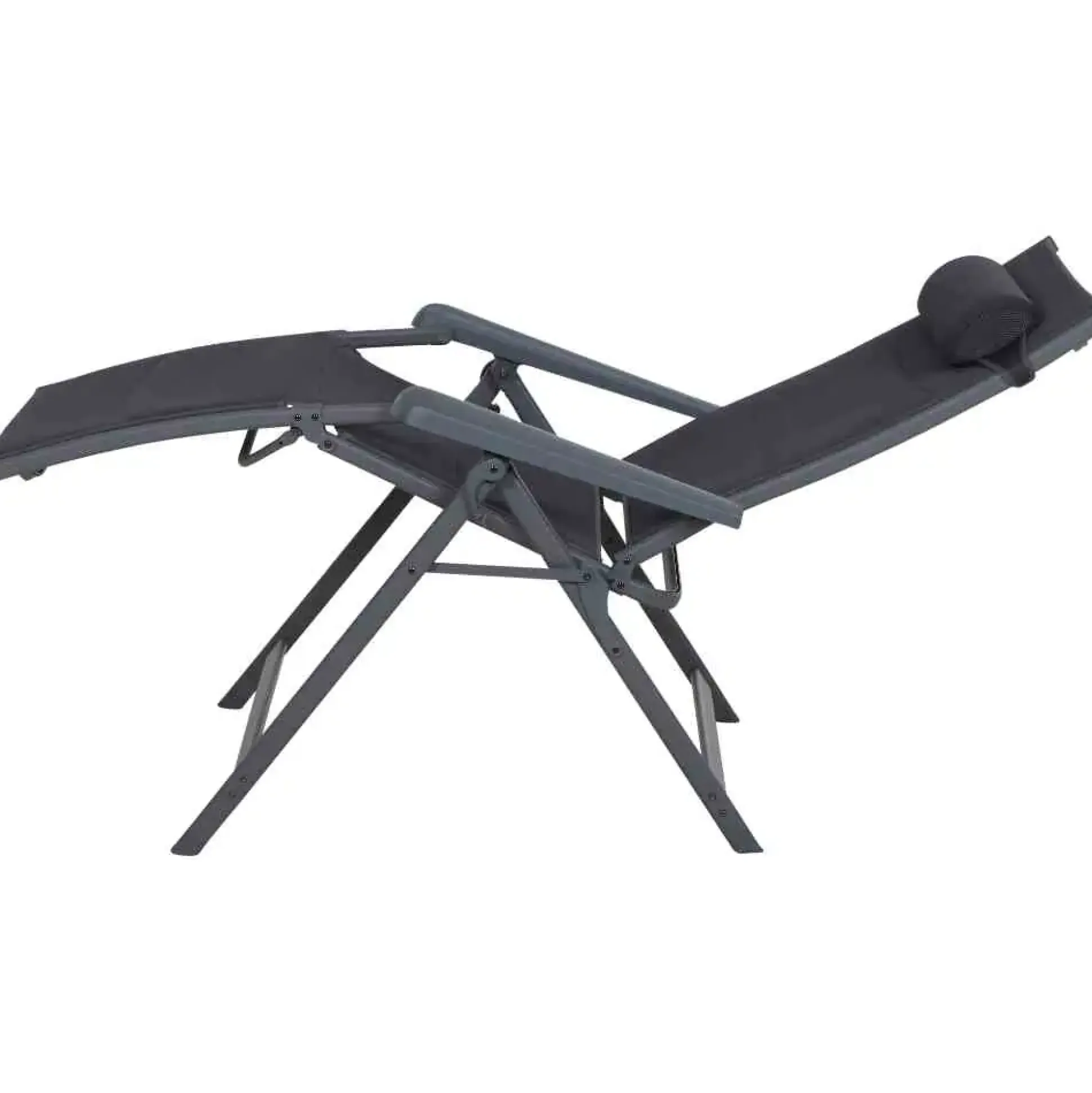 Siena Garden Camping Relaxstuhl Premium anthrazit