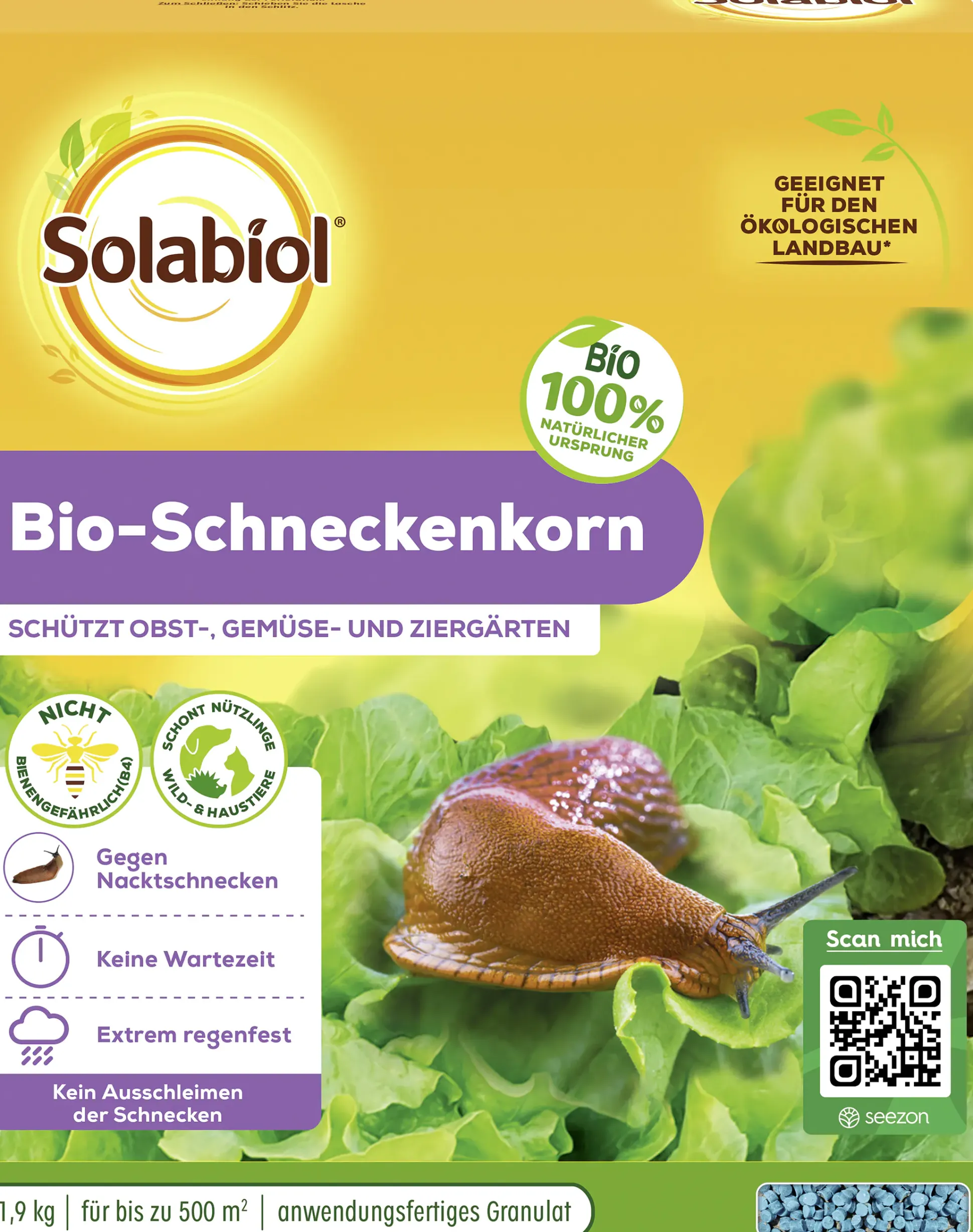 Solabiol Bio-Schneckenkorn 1,9 kg
