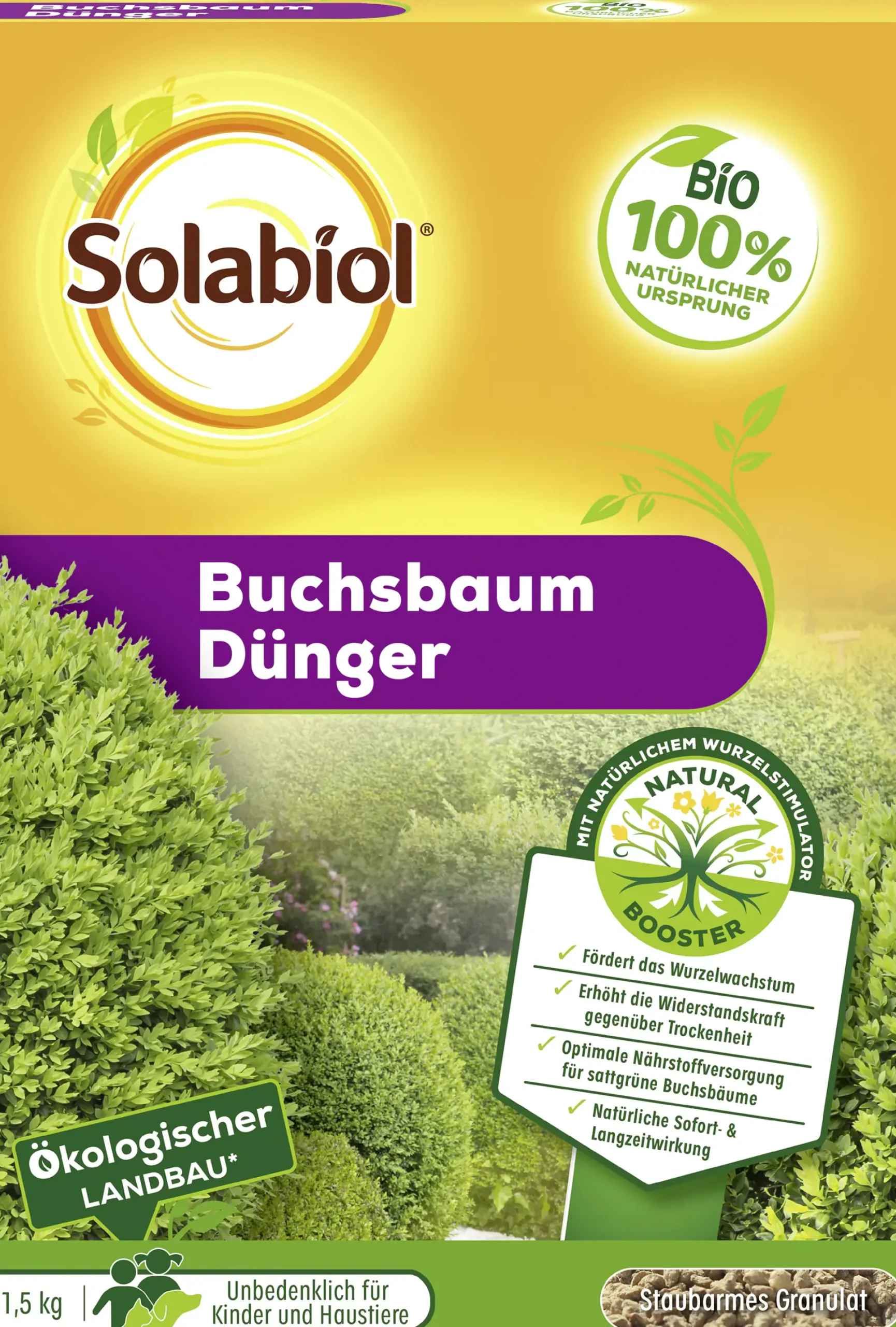 Solabiol Buchsbaum Dünger 1,5 kg