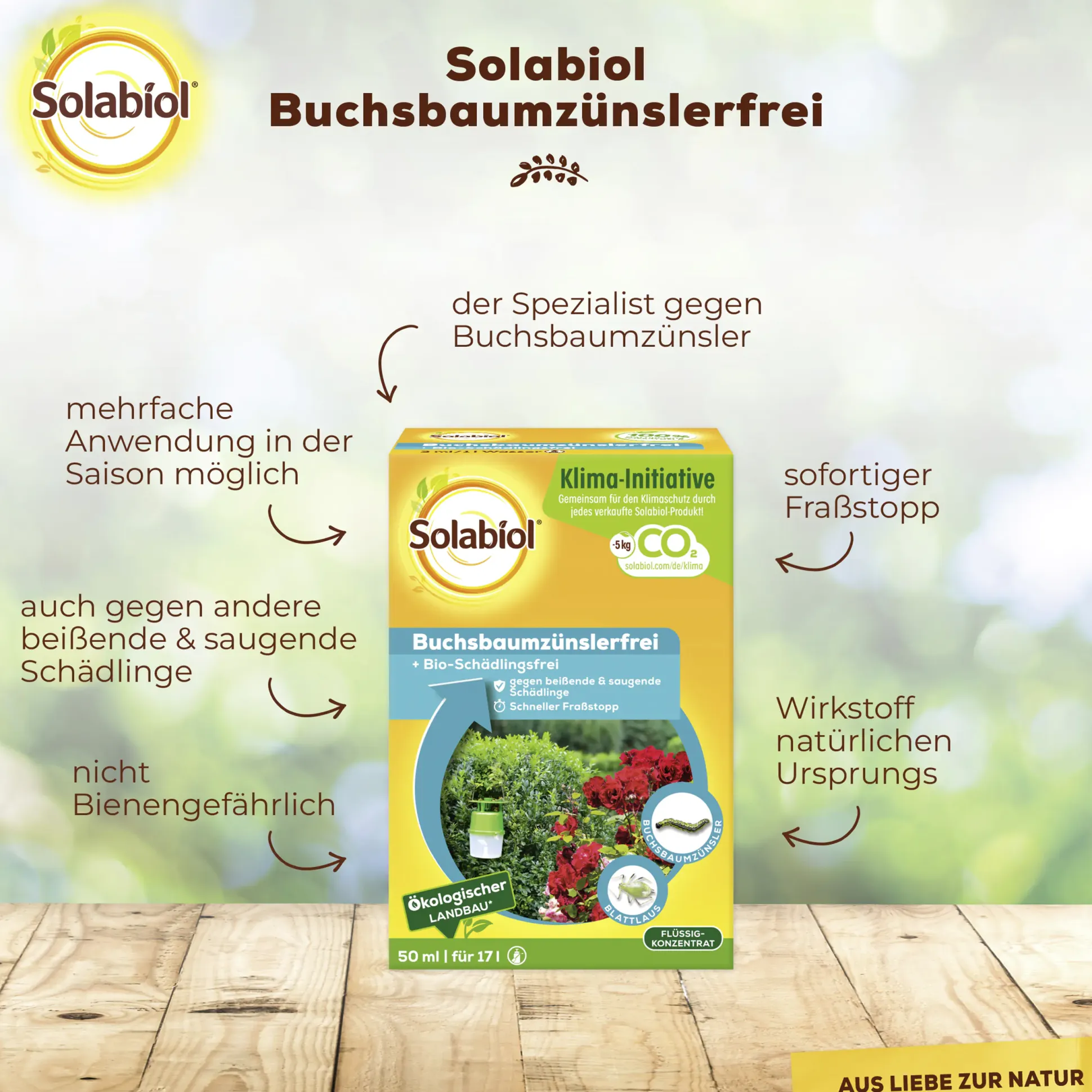 Solabiol Buchsbaumzünslerfrei 50 ml
